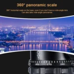 TRIOPO Oubao A-208S Adjustable Portable  Aluminum Alloy Tripod with Ball Head for SLR Camera - Image 11