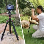 TRIOPO Oubao A-208S Adjustable Portable  Aluminum Alloy Tripod with Ball Head for SLR Camera - Image 13