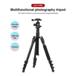 TRIOPO Oubao A-208S Adjustable Portable  Aluminum Alloy Tripod with Ball Head for SLR Camera - Image 6