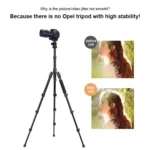TRIOPO Oubao A-208S Adjustable Portable  Aluminum Alloy Tripod with Ball Head for SLR Camera - Image 8