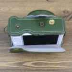 For Sony ZV-1F Vlog Camera Full Body Leather Camera Case Bag with Strap - Image 3