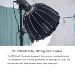 FEELWORLD FSP60 60cm Parabolic Softbox Quick Release Diffuser with Bowens Mount - Image 3