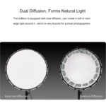 FEELWORLD FSP60 60cm Parabolic Softbox Quick Release Diffuser with Bowens Mount - Image 4