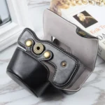 For Nikon Z50 / Z30 Camera Full Body Magnetic Leather Camera Case Bag with Strap - Image 3