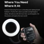 Godox ML-150II On-camera Macro Ring Flash Light with 8 Different Size Adapter Rings - Image 4