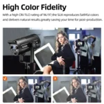 Godox SL150III 160W LED Light 5600K Daylight Video Flash Light - Image 6