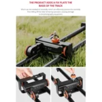 YELANGU YLG0119A 60cm Splicing Slide Rail Track + Trolley Rail Buckle for SLR Cameras / Video Cameras - Image 6