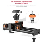YELANGU YLG0119A 60cm Splicing Slide Rail Track + Trolley Rail Buckle for SLR Cameras / Video Cameras - Image 8