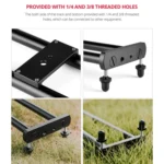 YELANGU YLG0119A 60cm Splicing Slide Rail Track + Trolley Rail Buckle for SLR Cameras / Video Cameras - Image 10