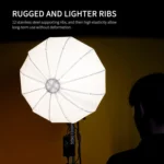 FEELWORLD FSL65 65cm Lantern Softbox Quick Release Diffuser with Bowens Mount - Image 2
