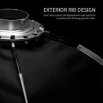 FEELWORLD FSR90 60x90cm Rectangular Softbox Quick Release Bowens Mount Diffuser - Image 4