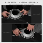 FEELWORLD FSR120 30x120cm Rectangular Softbox Quick Release Bowens Mount Diffuser - Image 6