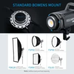 FEELWORLD FL225D 225W Daylight Point Source Video Light, Bluetooth APP Control - Image 4