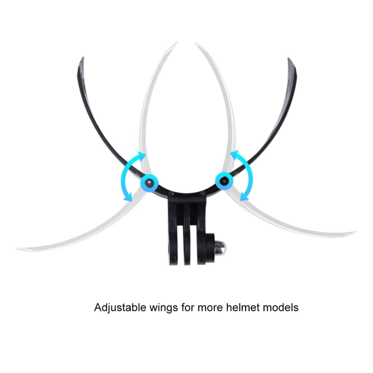 DCA2240B_3.webp Foldable Bending Action Camera Phone Helmet Mount Kit with J-Hook Buckle & Rotation Phone Clamp & Adapter - Image 4