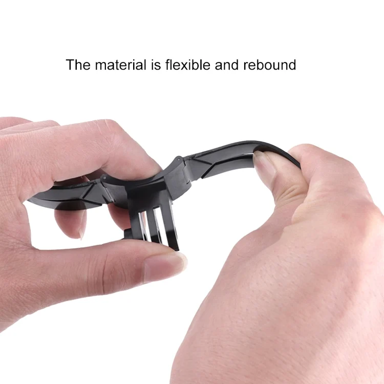 DCA2240B_4.webp Foldable Bending Action Camera Phone Helmet Mount Kit with J-Hook Buckle & Rotation Phone Clamp & Adapter - Image 5