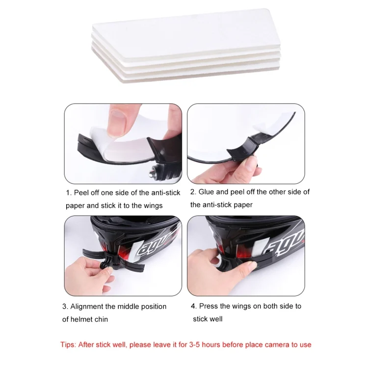 DCA2240B_7.webp Foldable Bending Action Camera Phone Helmet Mount Kit with J-Hook Buckle & Rotation Phone Clamp & Adapter - Image 8