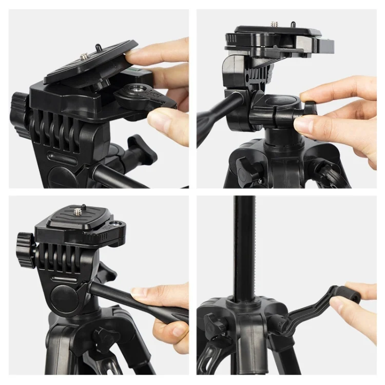 DCA2243B_5.webp 3388 1.3m Portable Phone Live Selfie Tripod DV SLR Camera Stand - Image 6