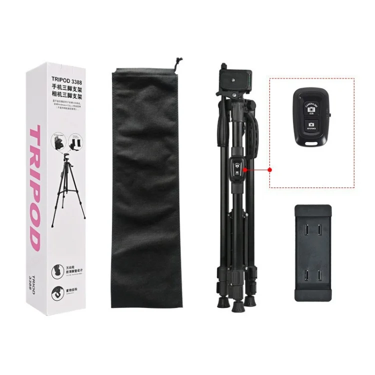 DCA2243B_6.webp 3388 1.3m Portable Phone Live Selfie Tripod DV SLR Camera Stand - Image 7
