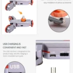 YELANGU L4X Camera 3-wheel Dolly II Electric Track Slider 3-Wheel Video Pulley Rolling Dolly Car with Remote Control for DSLR / Home DV Cameras, GoPro, Smartphones, Load: 3kg(Grey) - Image 13