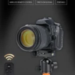 YELANGU L4X Camera 3-wheel Dolly II Electric Track Slider 3-Wheel Video Pulley Rolling Dolly Car with Remote Control for DSLR / Home DV Cameras, GoPro, Smartphones, Load: 3kg(Grey) - Image 3