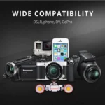 YELANGU L4X Camera 3-wheel Dolly II Electric Track Slider 3-Wheel Video Pulley Rolling Dolly Car with Remote Control for DSLR / Home DV Cameras, GoPro, Smartphones, Load: 3kg(Grey) - Image 6