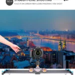 YELANGU L4X Camera 3-wheel Dolly II Electric Track Slider 3-Wheel Video Pulley Rolling Dolly Car with Remote Control for DSLR / Home DV Cameras, GoPro, Smartphones, Load: 3kg(Grey) - Image 10