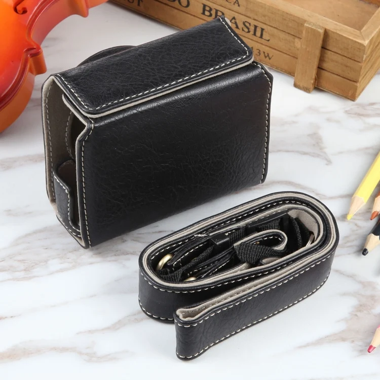 DCA2249B_2.webp For Canon PowerShot G7 X Full Body Camera PU Leather Camera Case Bag with Strap - Image 3