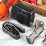 For Canon PowerShot G7 X Full Body Camera PU Leather Camera Case Bag with Strap - Image 5