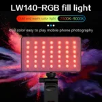 YELANGU LW140RGB 140 LEDs RGB Studio Light Video & Photo Fill Light - Image 2