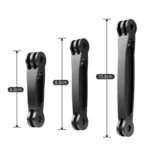 3 in 1 Joint Aluminum Extension Arm Grip Extenter for GoPro, Insta360, DJI and Other Action Cameras - Image 2