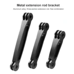 Joint Aluminum Extension Arm Grip Extenter for GoPro, Insta360, DJI and Other Action Cameras, Length: 6.8cm - Image 3