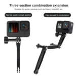 Joint Aluminum Extension Arm Grip Extenter for GoPro, Insta360, DJI and Other Action Cameras, Length: 6.8cm - Image 6