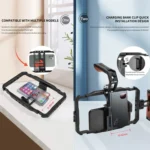 YELANGU LW101 Vlogging Live Broadcast Smartphone Video Rig Handles Stabilizer Kits - Image 4