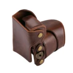 Full Body Camera PU Leather Case Bag with Strap for Sony NEX 5N / 5R / 5T (16-50mm / 18-55mm Lens) - Image 4