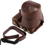 Full Body Camera PU Leather Case Bag with Strap for Sony NEX 5N / 5R / 5T (16-50mm / 18-55mm Lens) - Image 6
