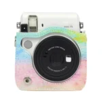 Rainbow Oil painting Pattern PU Leather Protective Camera Case Bag For FUJIFILM Instax Mini70 Camera - Image 2