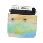Rainbow Oil painting Pattern PU Leather Protective Camera Case Bag For FUJIFILM Instax Mini70 Camera - Image 4