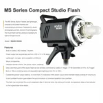 Godox MS300 Studio Flash Light 300Ws Bowens Mount Studio Speedlight - Image 5