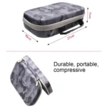 Camouflage Pattern EVA Shockproof Waterproof Portable Case forGoPro, Insta360, DJI and Other Action Cameras Accessories, Size: 27cm x 19cm x 7cm - Image 6