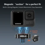 For GoPro HERO13 Black STARTRC Magnetic Quick Release Base Mount - Image 5