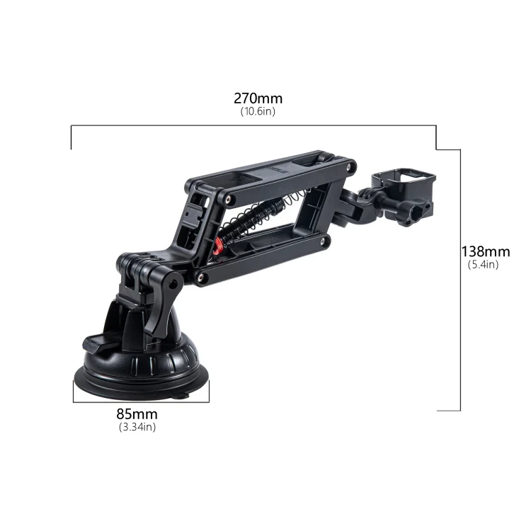 DCA2480B_2.webp STARTRC Action Camera Suction Cup Car Mount Shock Absorbing Arm - Image 3