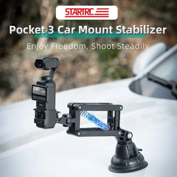 DCA2480B_5.webp STARTRC Action Camera Suction Cup Car Mount Shock Absorbing Arm - Image 6