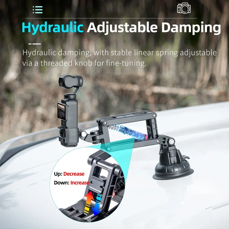 DCA2480B_6.webp STARTRC Action Camera Suction Cup Car Mount Shock Absorbing Arm - Image 7