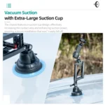STARTRC Action Camera Suction Cup Car Mount Shock Absorbing Arm - Image 9