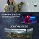 FEELWORLD DH156 15.6 inch Portable External Monitor FHD 1080P USB-C HDMI - Image 7