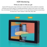 FEELWORLD SH7 7-inch Ultra Bright 2200nit On-camera Monitor SDI HDMI Cross Conversion - Image 14