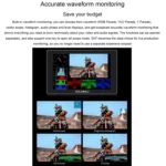 FEELWORLD SH7 7-inch Ultra Bright 2200nit On-camera Monitor SDI HDMI Cross Conversion - Image 15