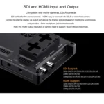 FEELWORLD SH7 7-inch Ultra Bright 2200nit On-camera Monitor SDI HDMI Cross Conversion - Image 16