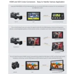 FEELWORLD SH7 7-inch Ultra Bright 2200nit On-camera Monitor SDI HDMI Cross Conversion - Image 17