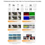 FEELWORLD SH7 7-inch Ultra Bright 2200nit On-camera Monitor SDI HDMI Cross Conversion - Image 10